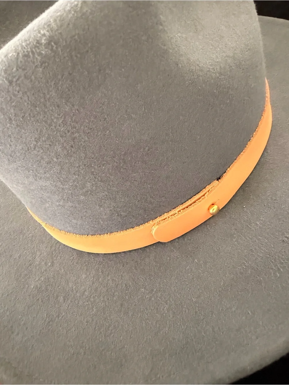 Lack Of Color Rocco Gray/Grey Wool Felt Hat with Tan Band